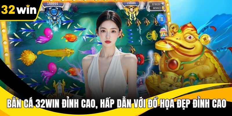 Bắn Cá 32WIN Đỉnh Cao, Hấp Dẫn Với Đồ Họa Đẹp Đỉnh Cao