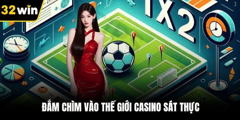 Đắm chìm vào thế giới casino sát thực