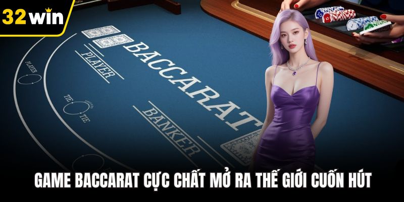 Game baccarat cực chất mở ra thế giới cuốn hút